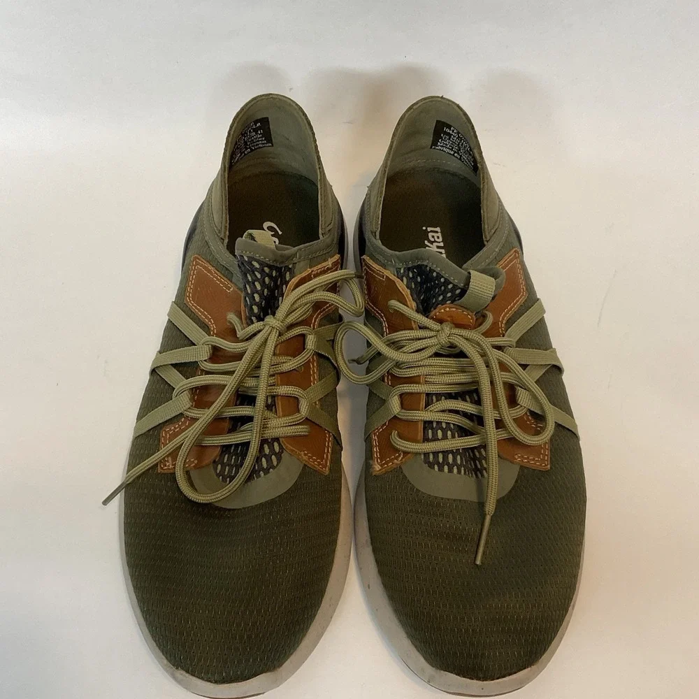 Olukai Mio Li Men's Size 8 /41 Hunter Green Lava Rock Lightweight Shoes Sneakers